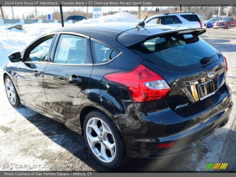 Tuxedo Black / ST Charcoal Black Recaro Sport Seats 2014 Ford Focus ST Hatchback