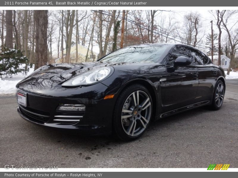 Basalt Black Metallic / Cognac/Cedar Natural Leather 2011 Porsche Panamera 4S