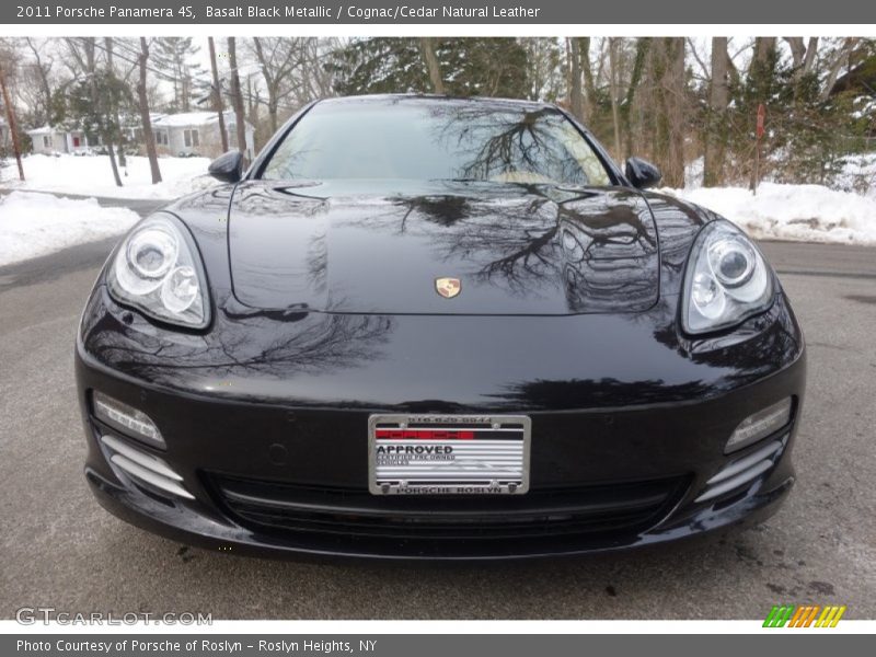 Basalt Black Metallic / Cognac/Cedar Natural Leather 2011 Porsche Panamera 4S