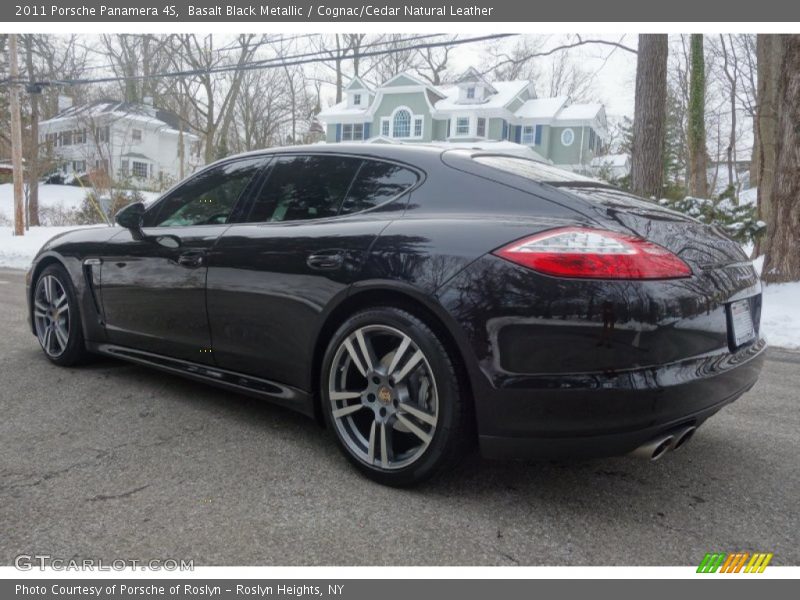 Basalt Black Metallic / Cognac/Cedar Natural Leather 2011 Porsche Panamera 4S