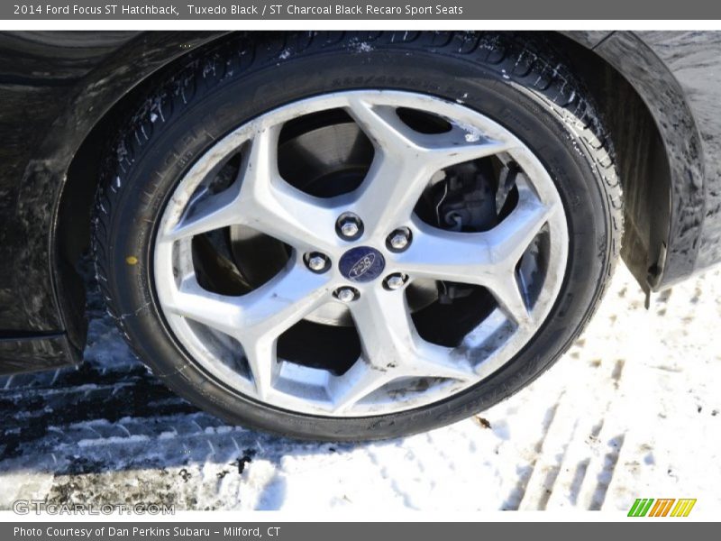 Tuxedo Black / ST Charcoal Black Recaro Sport Seats 2014 Ford Focus ST Hatchback