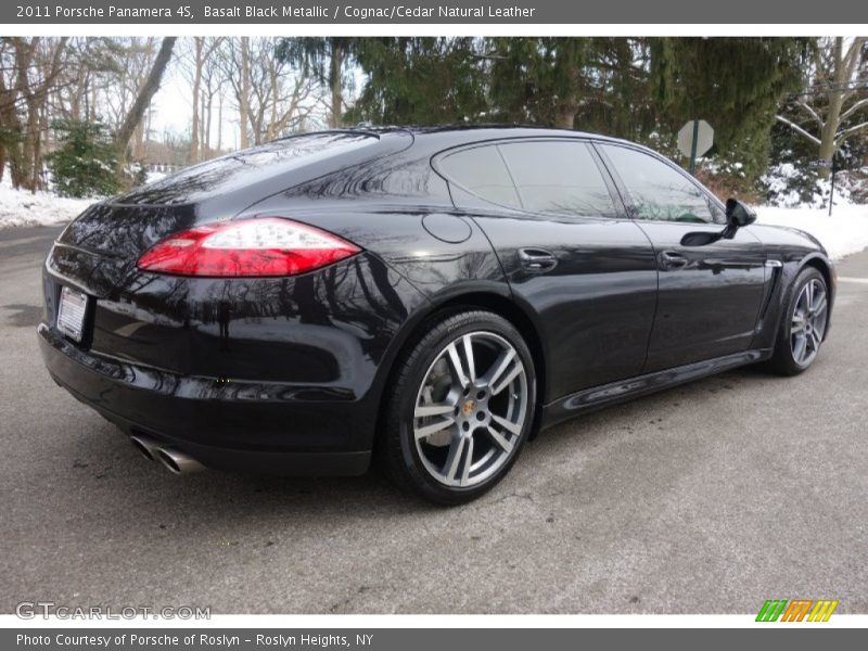 Basalt Black Metallic / Cognac/Cedar Natural Leather 2011 Porsche Panamera 4S