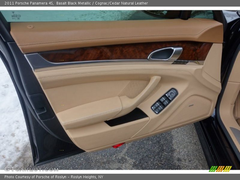 Basalt Black Metallic / Cognac/Cedar Natural Leather 2011 Porsche Panamera 4S