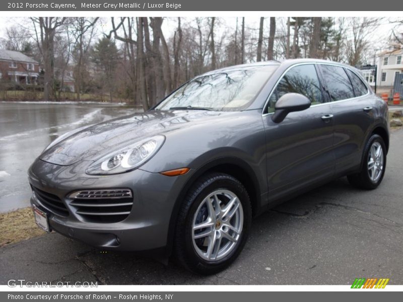 Meteor Grey Metallic / Luxor Beige 2012 Porsche Cayenne