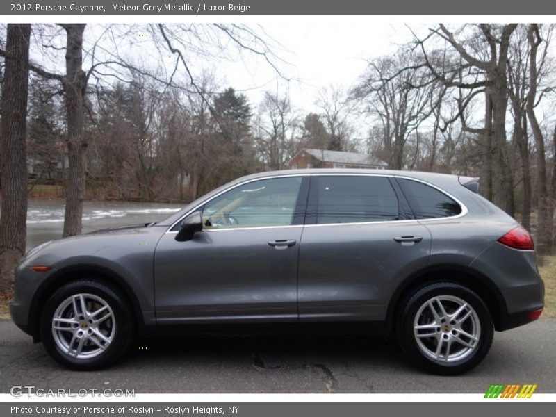 Meteor Grey Metallic / Luxor Beige 2012 Porsche Cayenne