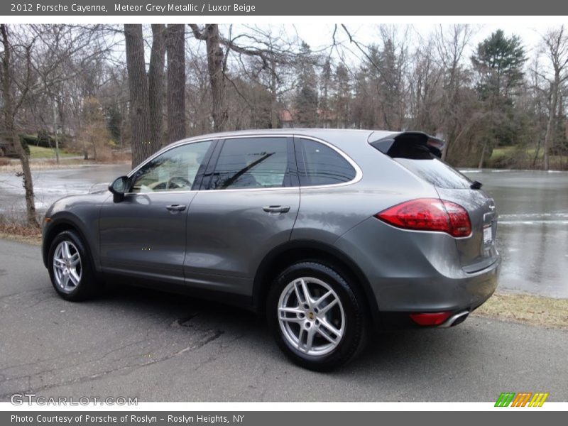 Meteor Grey Metallic / Luxor Beige 2012 Porsche Cayenne