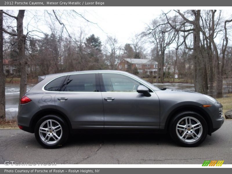 Meteor Grey Metallic / Luxor Beige 2012 Porsche Cayenne