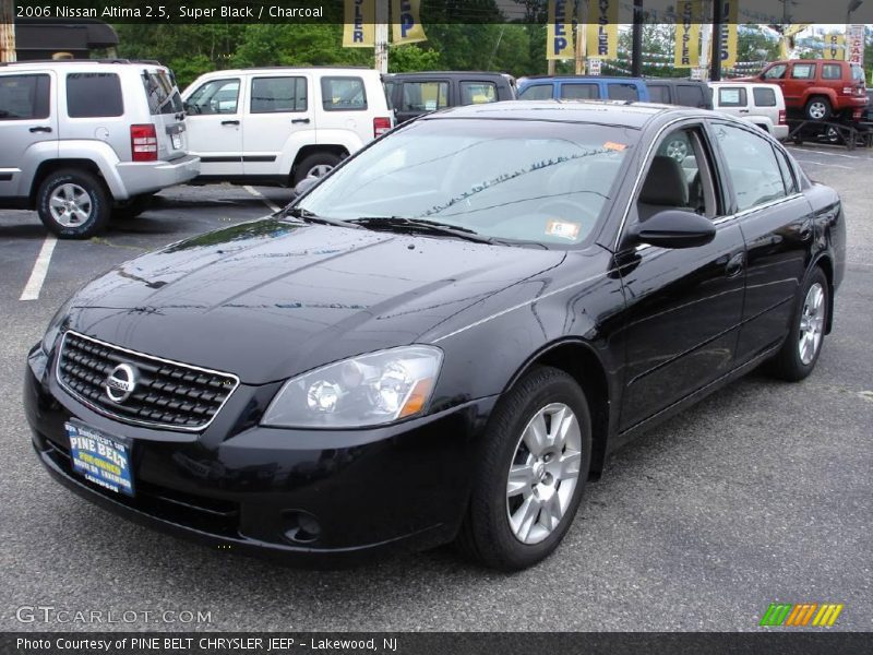 Super Black / Charcoal 2006 Nissan Altima 2.5