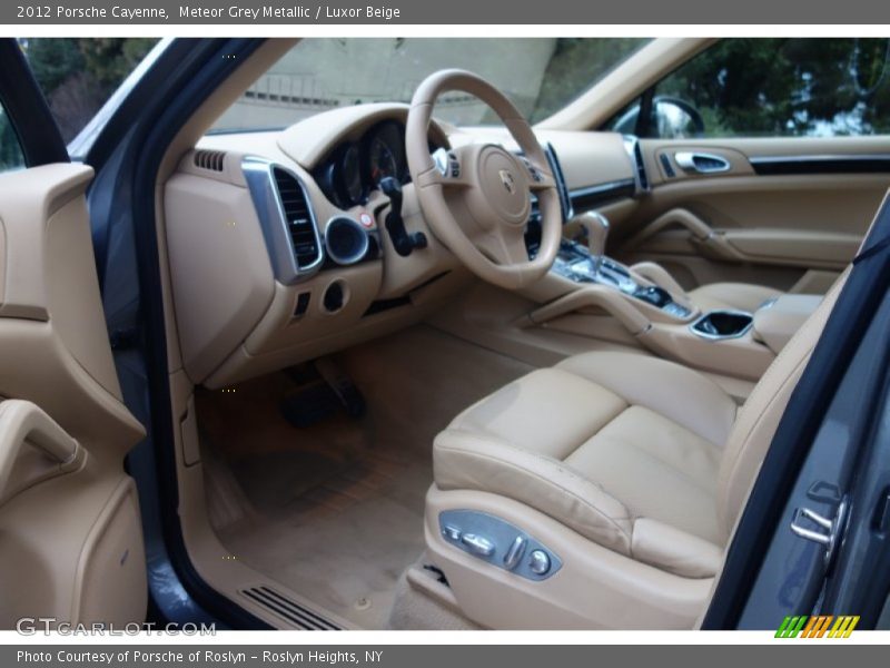 Meteor Grey Metallic / Luxor Beige 2012 Porsche Cayenne