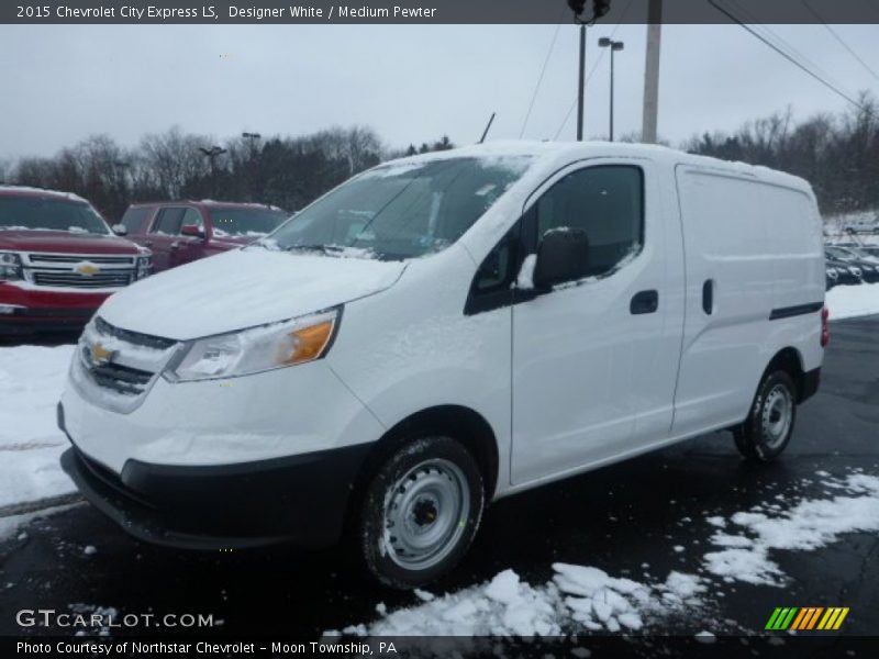 Designer White / Medium Pewter 2015 Chevrolet City Express LS