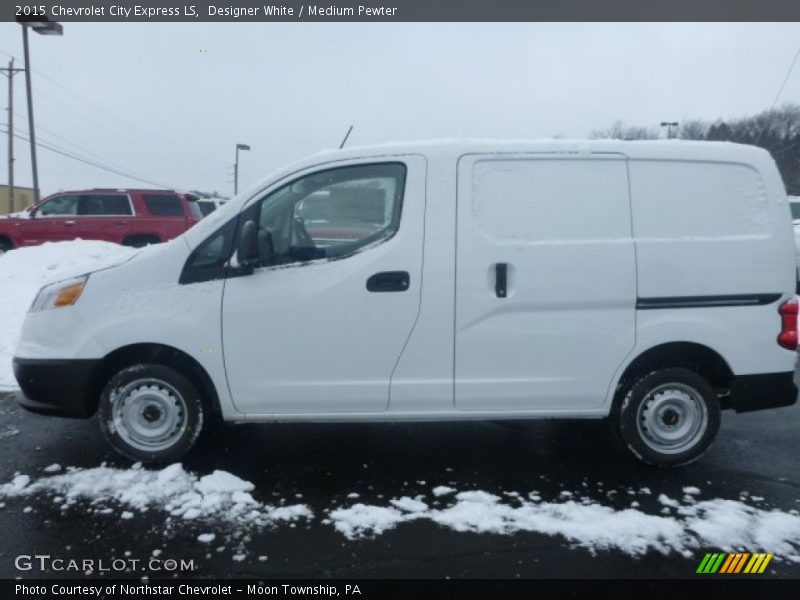 Designer White / Medium Pewter 2015 Chevrolet City Express LS