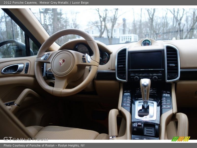 Meteor Grey Metallic / Luxor Beige 2012 Porsche Cayenne