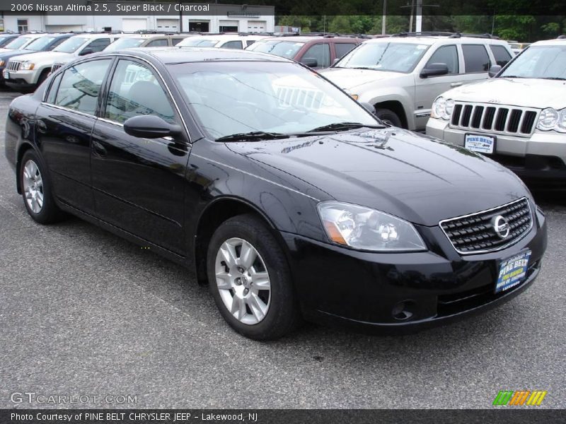 Super Black / Charcoal 2006 Nissan Altima 2.5
