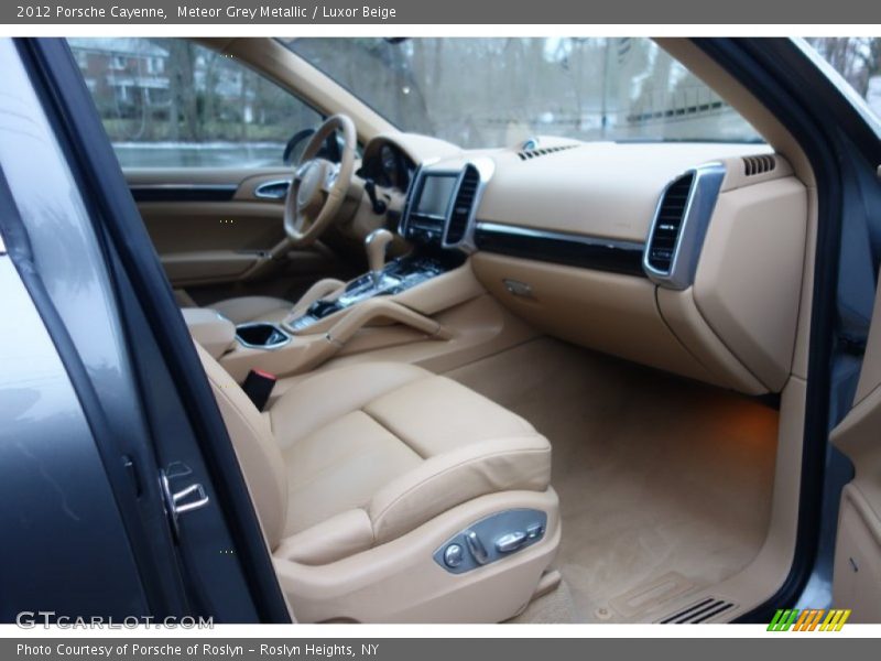Meteor Grey Metallic / Luxor Beige 2012 Porsche Cayenne