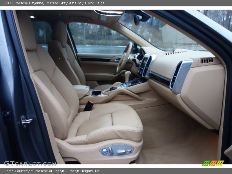 Meteor Grey Metallic / Luxor Beige 2012 Porsche Cayenne