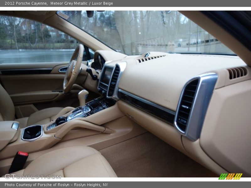 Meteor Grey Metallic / Luxor Beige 2012 Porsche Cayenne