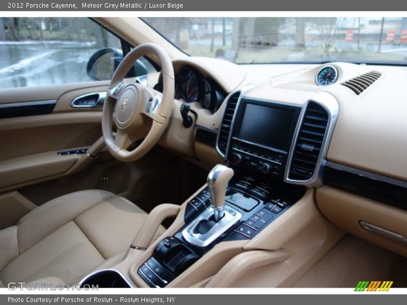 Meteor Grey Metallic / Luxor Beige 2012 Porsche Cayenne