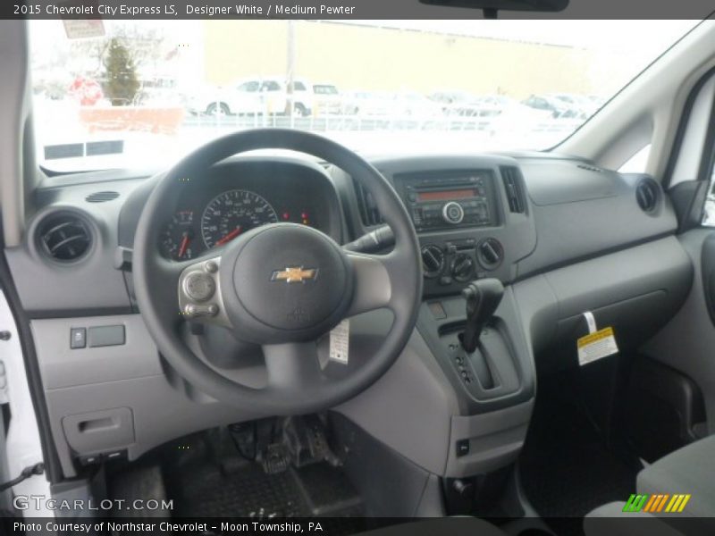 Designer White / Medium Pewter 2015 Chevrolet City Express LS