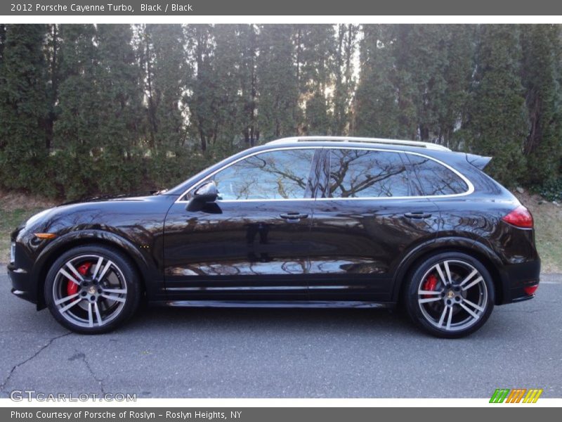 Black / Black 2012 Porsche Cayenne Turbo