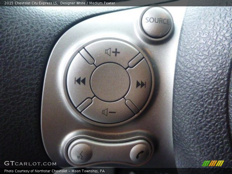 Designer White / Medium Pewter 2015 Chevrolet City Express LS