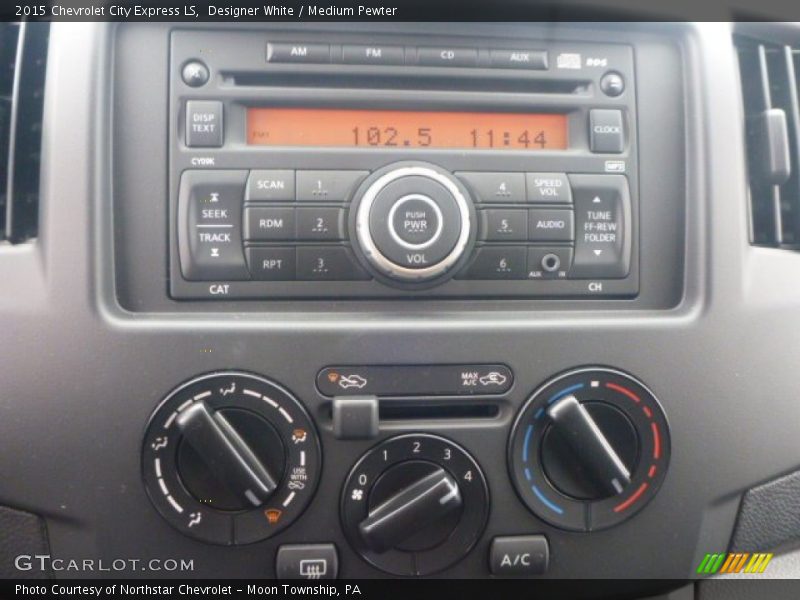 Designer White / Medium Pewter 2015 Chevrolet City Express LS