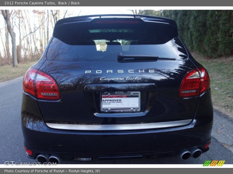 Black / Black 2012 Porsche Cayenne Turbo