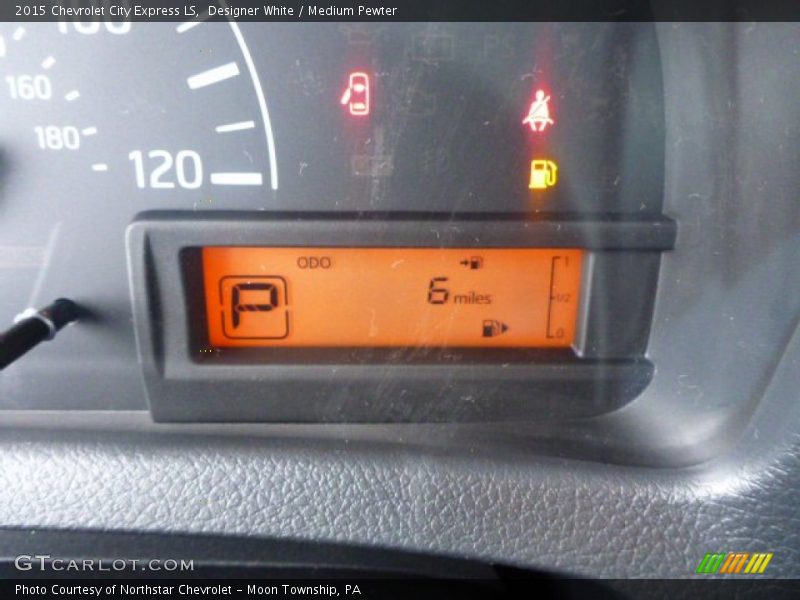 Designer White / Medium Pewter 2015 Chevrolet City Express LS