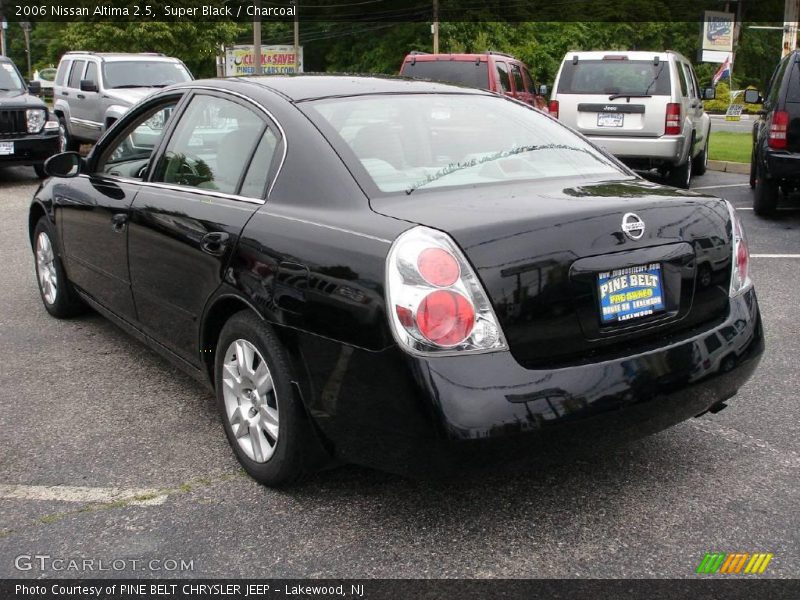Super Black / Charcoal 2006 Nissan Altima 2.5