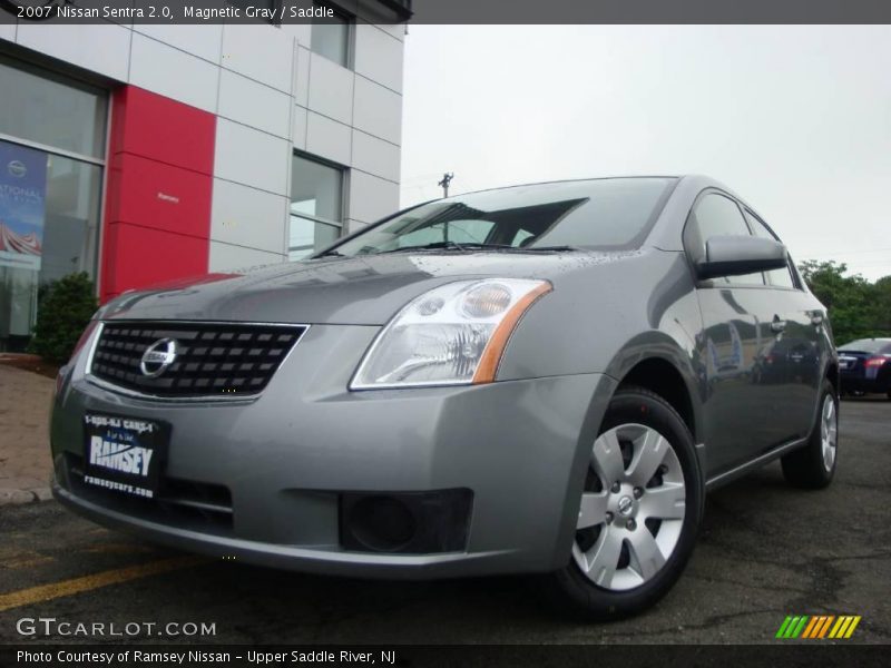 Magnetic Gray / Saddle 2007 Nissan Sentra 2.0