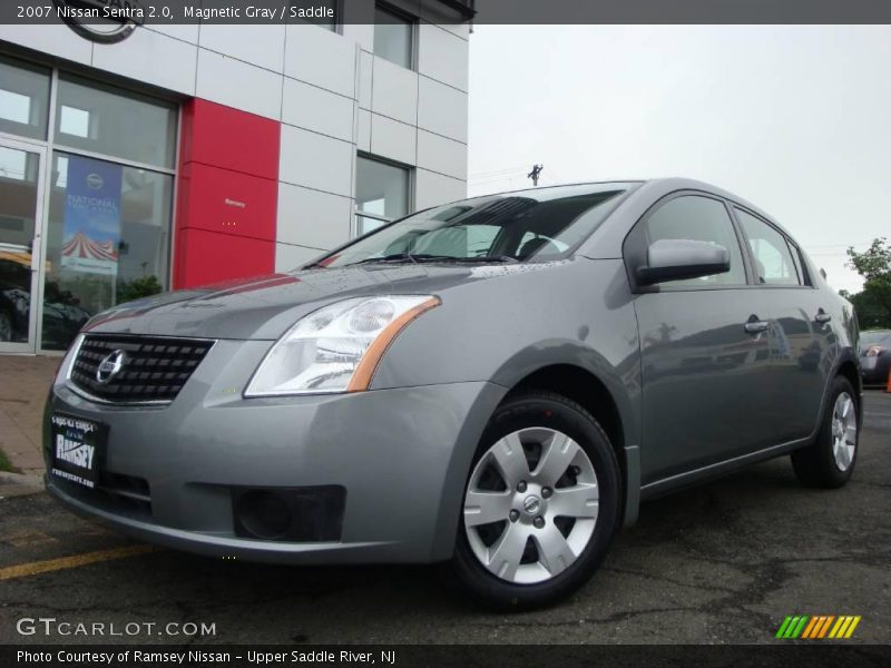 Magnetic Gray / Saddle 2007 Nissan Sentra 2.0