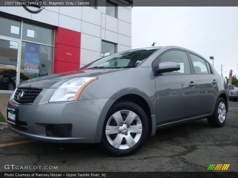 Magnetic Gray / Saddle 2007 Nissan Sentra 2.0