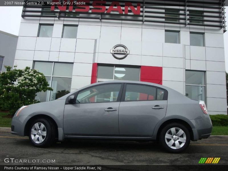 Magnetic Gray / Saddle 2007 Nissan Sentra 2.0