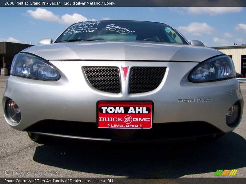 Liquid Silver Metallic / Ebony 2008 Pontiac Grand Prix Sedan