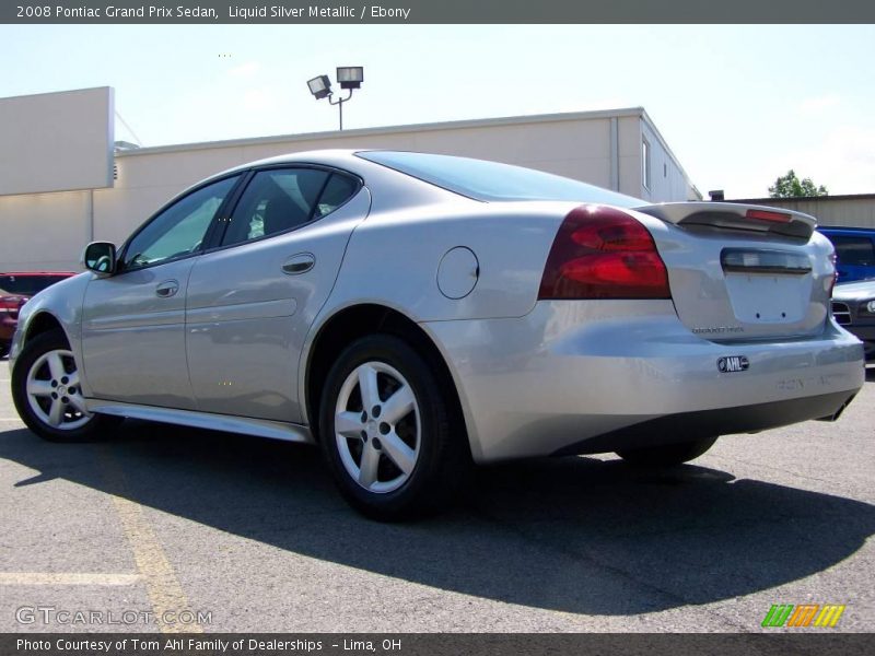 Liquid Silver Metallic / Ebony 2008 Pontiac Grand Prix Sedan