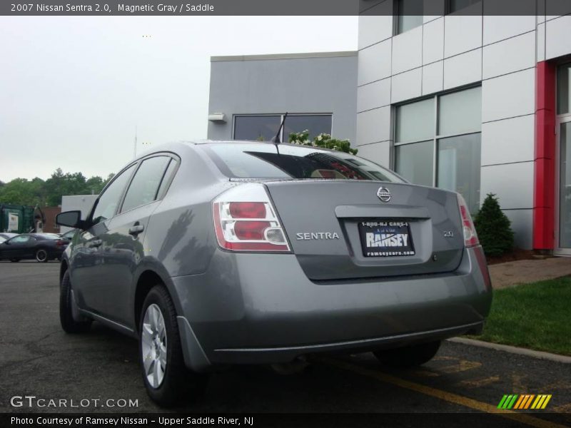 Magnetic Gray / Saddle 2007 Nissan Sentra 2.0