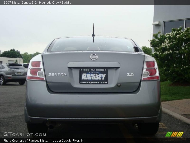 Magnetic Gray / Saddle 2007 Nissan Sentra 2.0