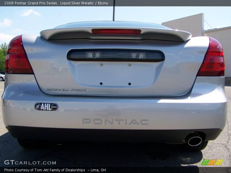Liquid Silver Metallic / Ebony 2008 Pontiac Grand Prix Sedan