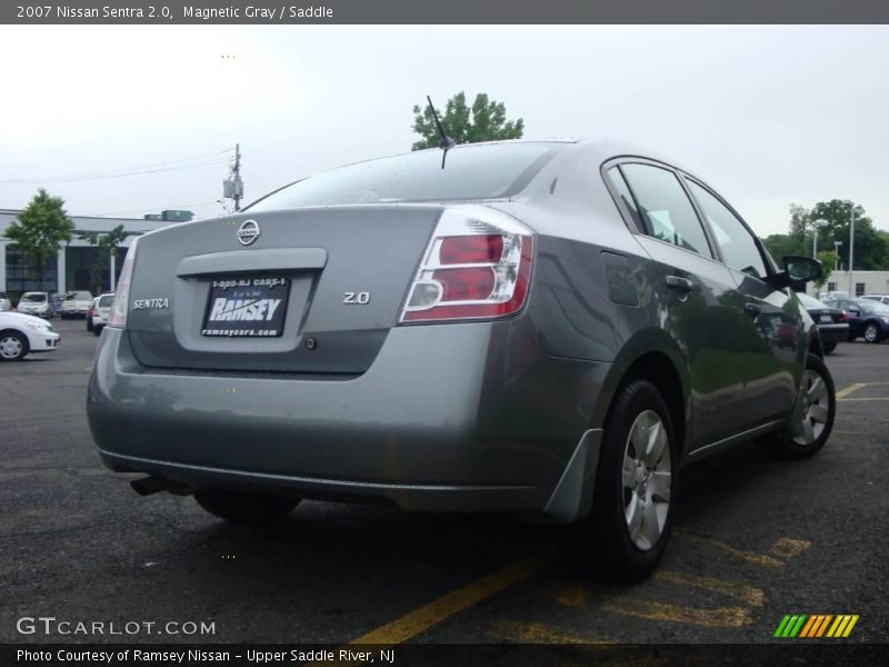 Magnetic Gray / Saddle 2007 Nissan Sentra 2.0