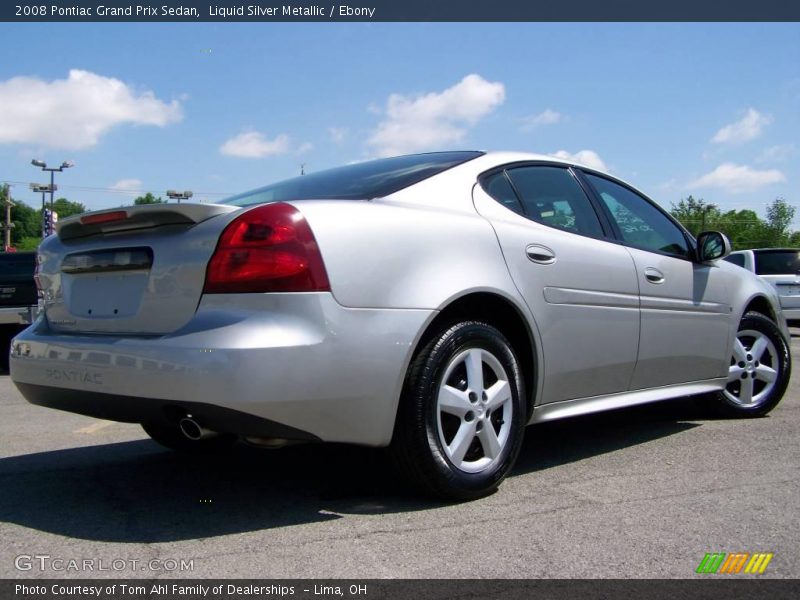 Liquid Silver Metallic / Ebony 2008 Pontiac Grand Prix Sedan