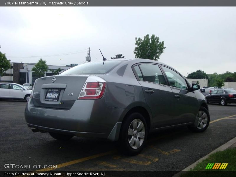 Magnetic Gray / Saddle 2007 Nissan Sentra 2.0