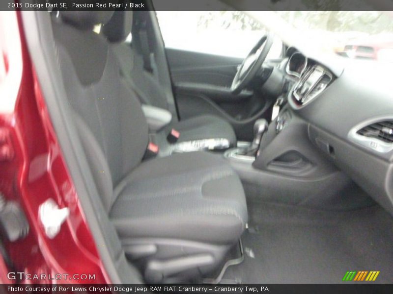 Passion Red Pearl / Black 2015 Dodge Dart SE