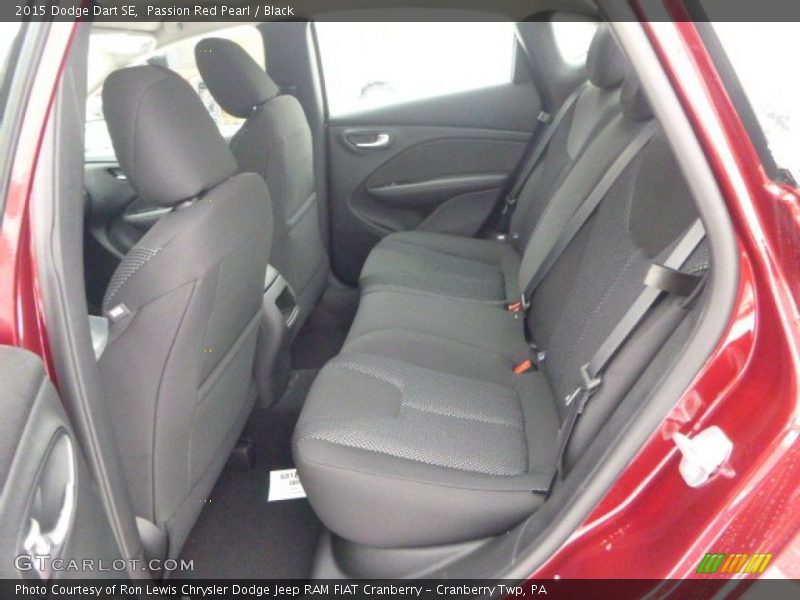 Passion Red Pearl / Black 2015 Dodge Dart SE