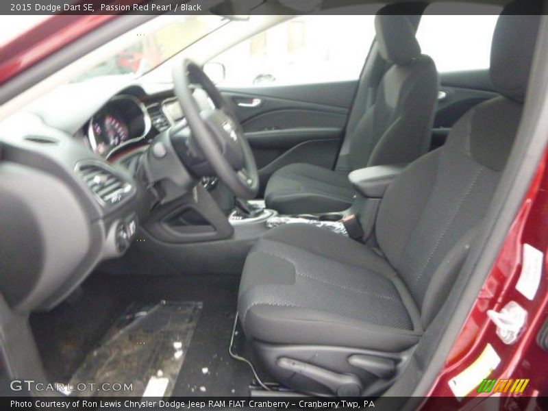 Passion Red Pearl / Black 2015 Dodge Dart SE