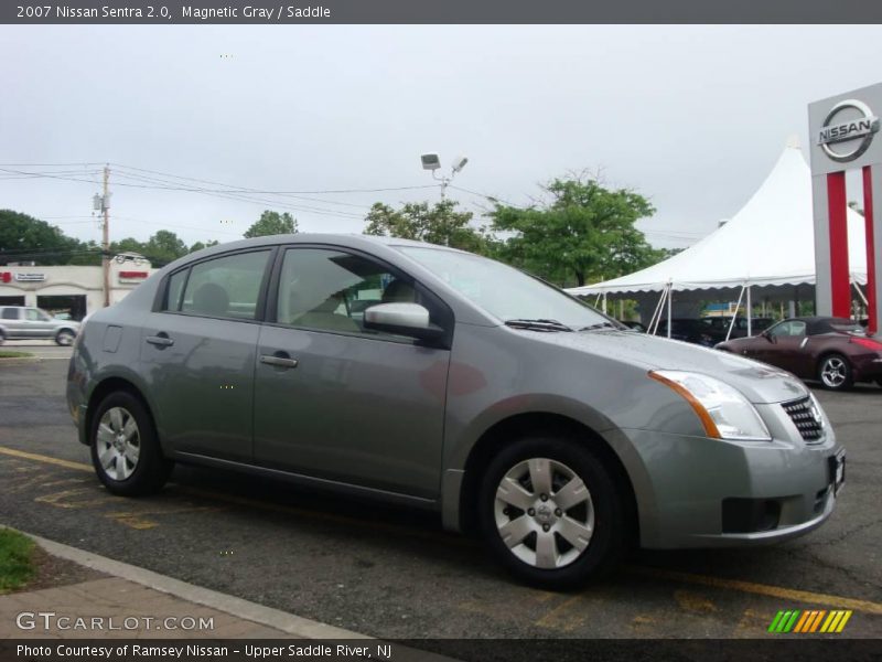 Magnetic Gray / Saddle 2007 Nissan Sentra 2.0