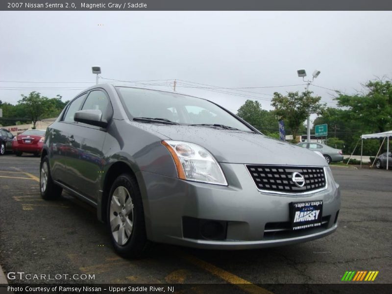 Magnetic Gray / Saddle 2007 Nissan Sentra 2.0