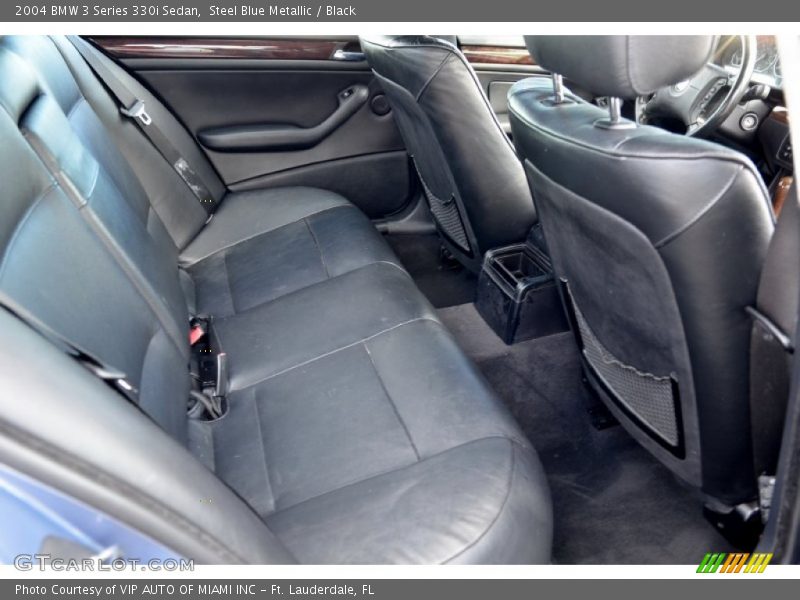 Rear Seat of 2004 3 Series 330i Sedan