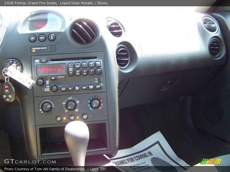 Liquid Silver Metallic / Ebony 2008 Pontiac Grand Prix Sedan
