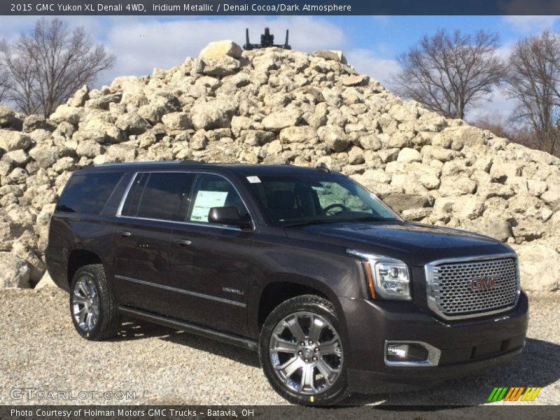 Iridium Metallic / Denali Cocoa/Dark Atmosphere 2015 GMC Yukon XL Denali 4WD