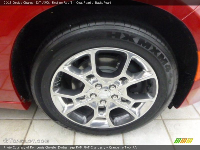Redline Red Tri-Coat Pearl / Black/Pearl 2015 Dodge Charger SXT AWD