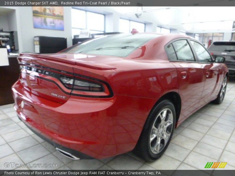 Redline Red Tri-Coat Pearl / Black/Pearl 2015 Dodge Charger SXT AWD